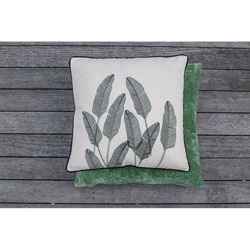 Palm Springs Cushion - Mint (feather filled)