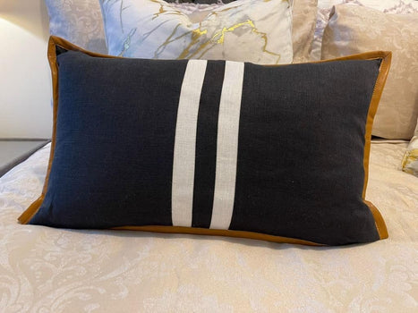 Paloma Living Portofina Stripe Black 30cmx50cm