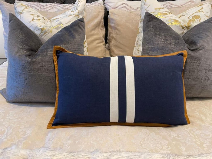 Paloma Living Riva Navy Linen 30cmx50cm