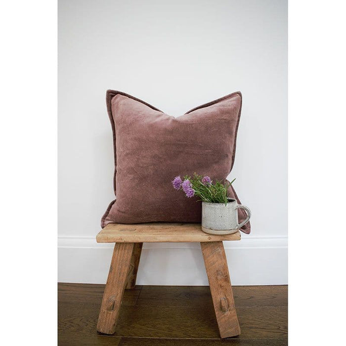 Heather Velvet Cushion (feather-filled) 45cmx45cm